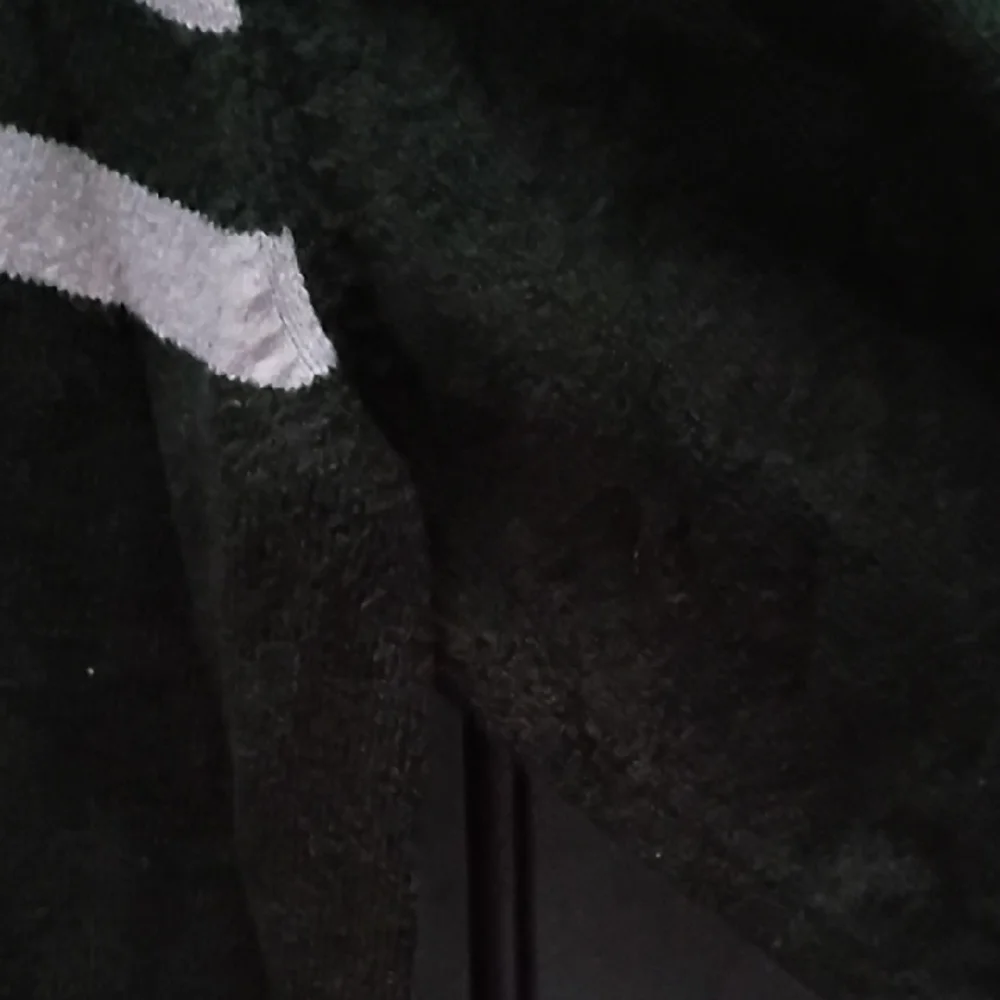 Izod Olive Crewneck Sweater with White Stripes